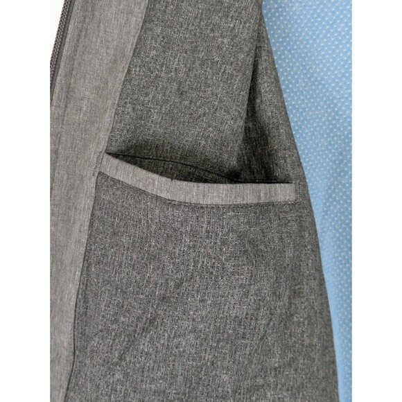 Medelita Quantum Mens Scrub Jacket Gray Full Zip Uniform Bomber Size 2XL - Picture 7 of 12